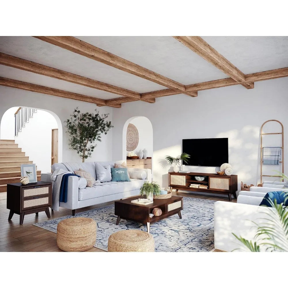 JasperRotting Massiivipuinen Yöpöytä