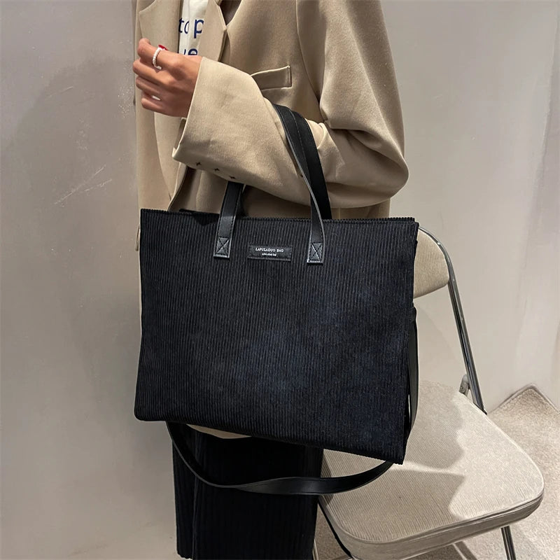 LEFTSIDE Vintage Shopper Tote Bag