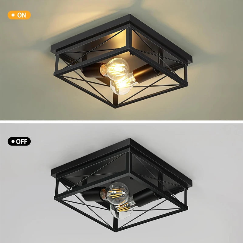 American Retro Industrial Ceiling Lamp