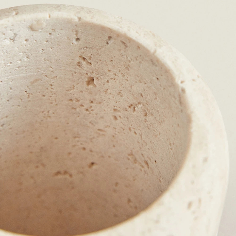 SkandiShiop 7.5 Dx 12CM K Luonnonbeige marmorikivihammasharjateline