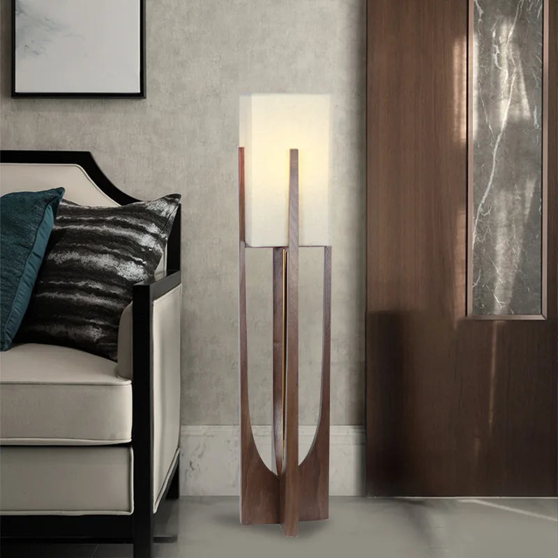 Fairbanks Nordic Wooden Floor Lamp