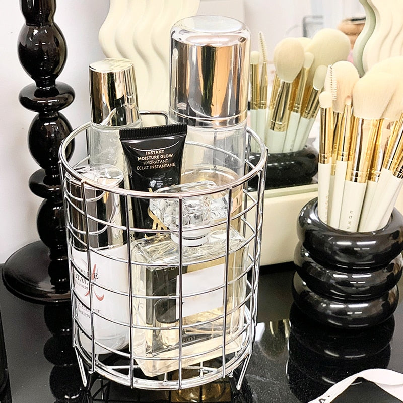 Creative Storage Basket Desktop Storage Baskets with Hollow Out