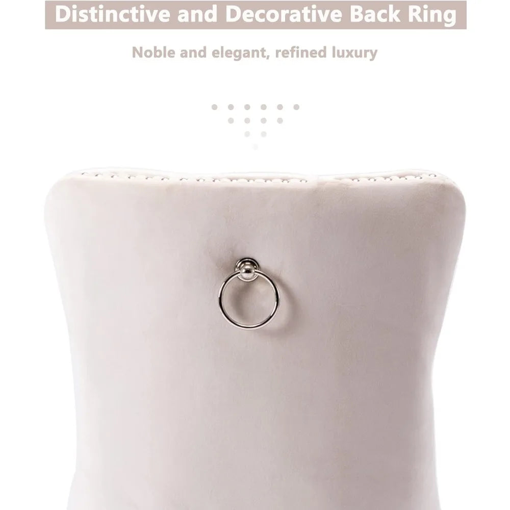 Tuftatut ruokatuolit, 6 kpl