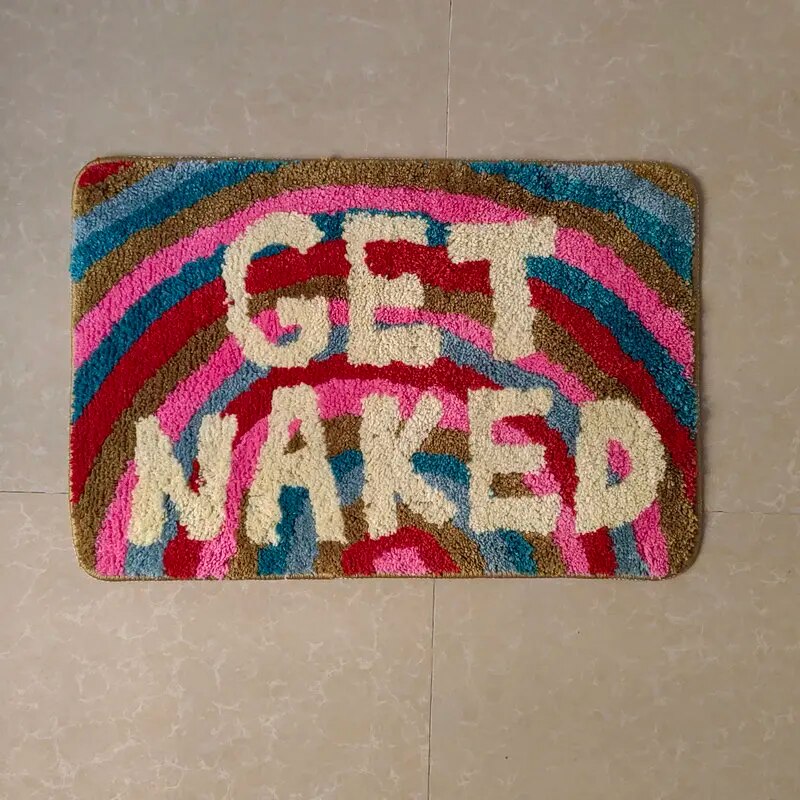 SkandiShop Rainbow Get Naked Bath Mat Soft