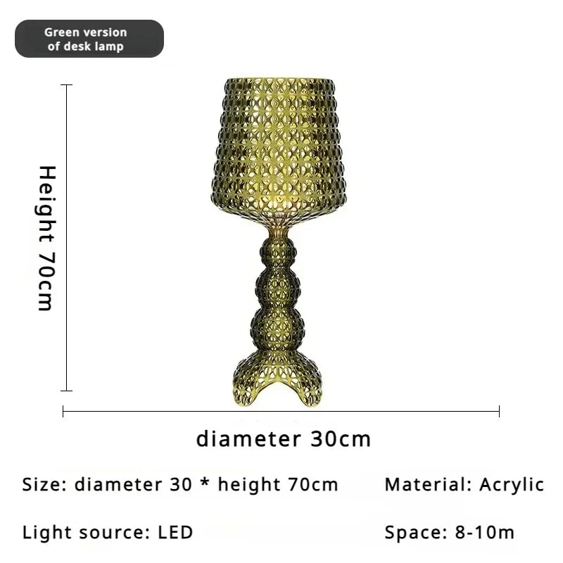 VetroGlow Goblet Floor Lamp – Italian Designer LED Light