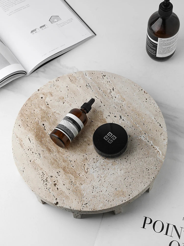 SkandiShop Natural Marble Tray