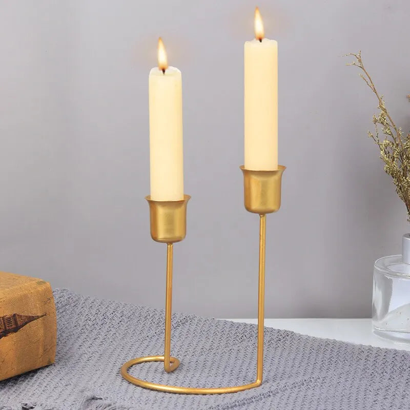 SkandiShop Royal Nordic Iron Candle Holder