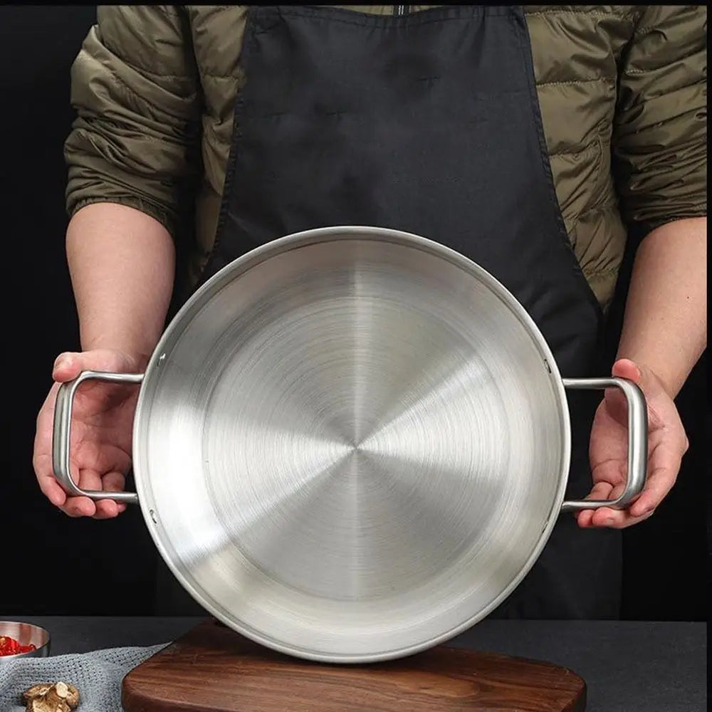 MultiPro ruostumattomasta teräksestä valmistettu kaksikorvainen paistinpannu