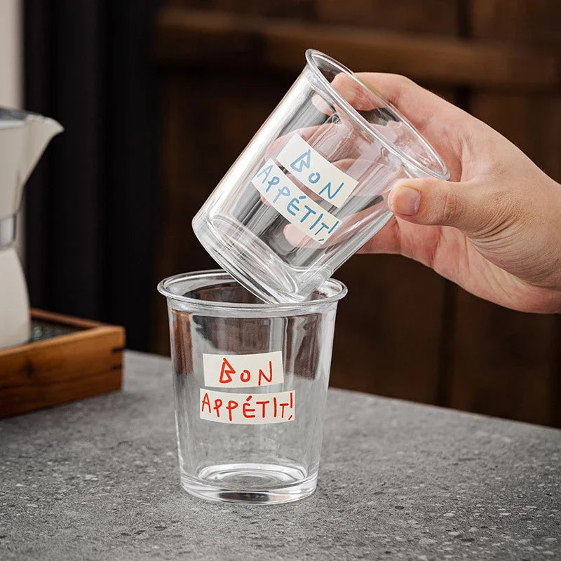 Korealainen Ins Glass Cup Wide