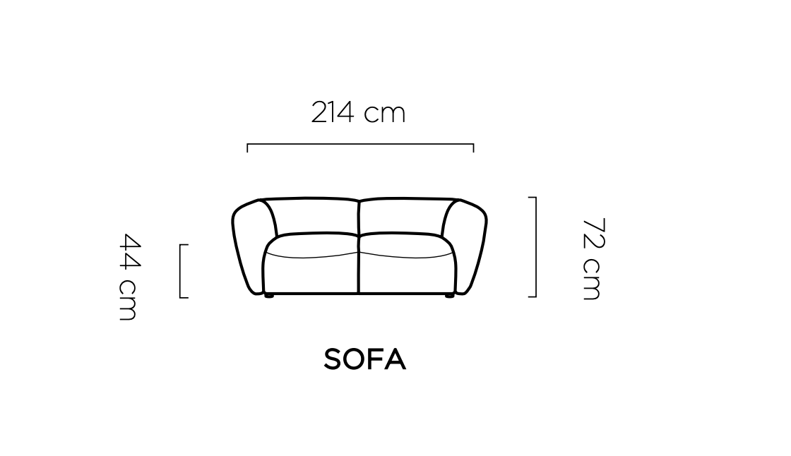 SkandiShop Candelo Sofa