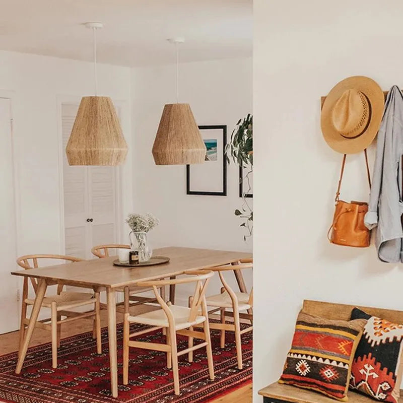 ZenWeave Rattan Pendant Light