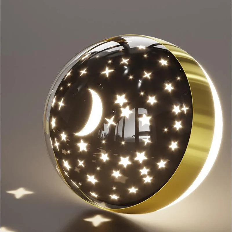 Modern Children Wall Light - Star Dimming LED Fixture