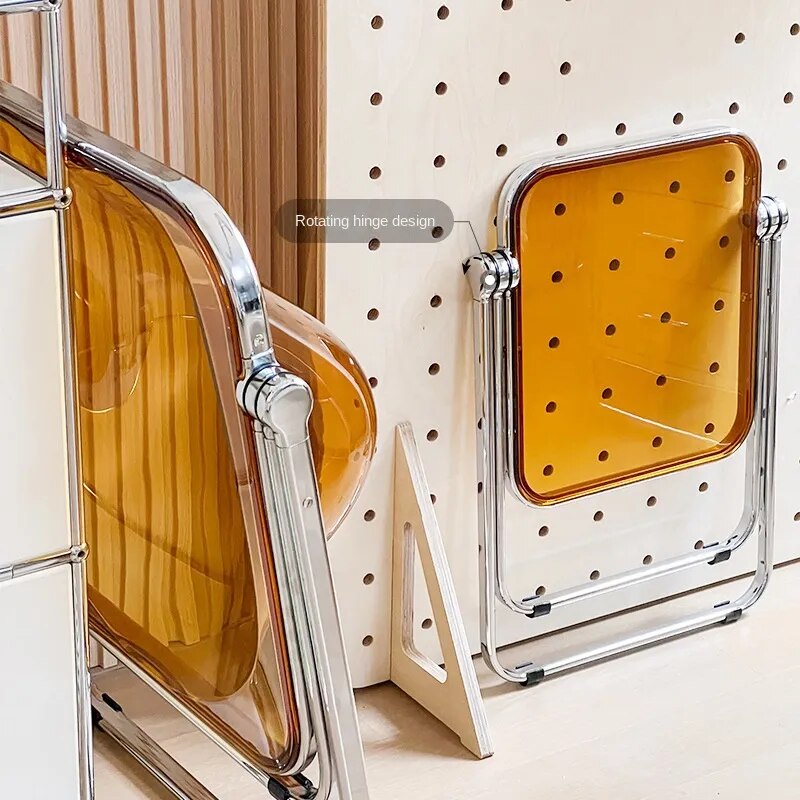 SkandiShop läpinäkyvä kokoontaitettava sohvapöytä