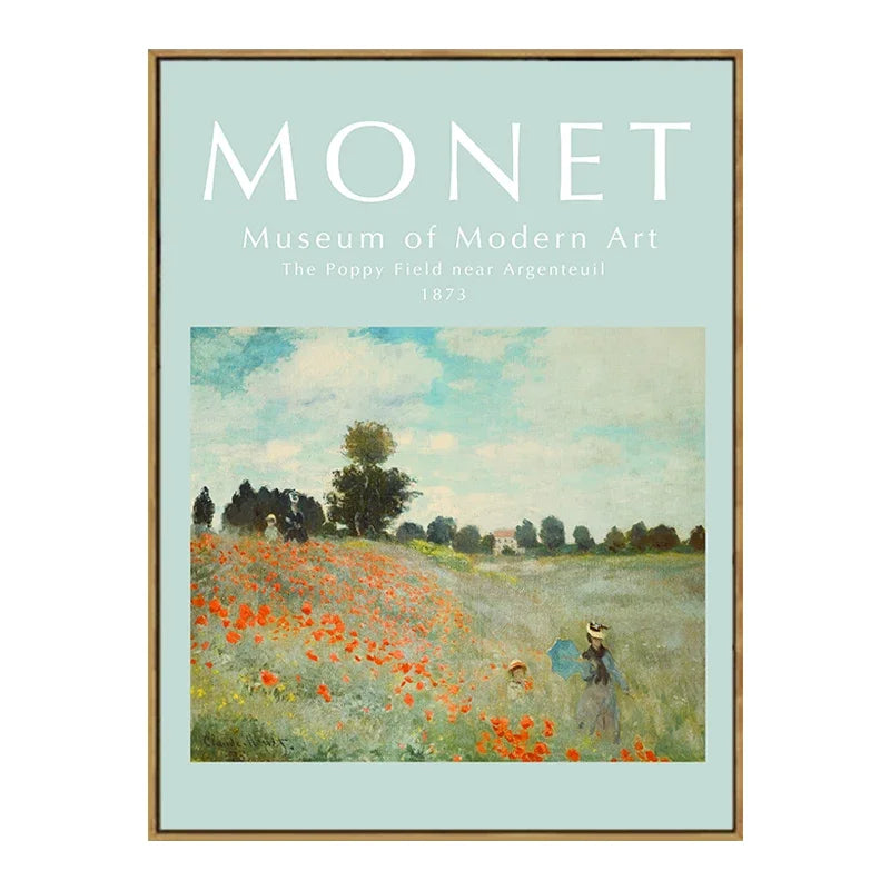 Vintage-mestariteosten seinätaidekokoelma