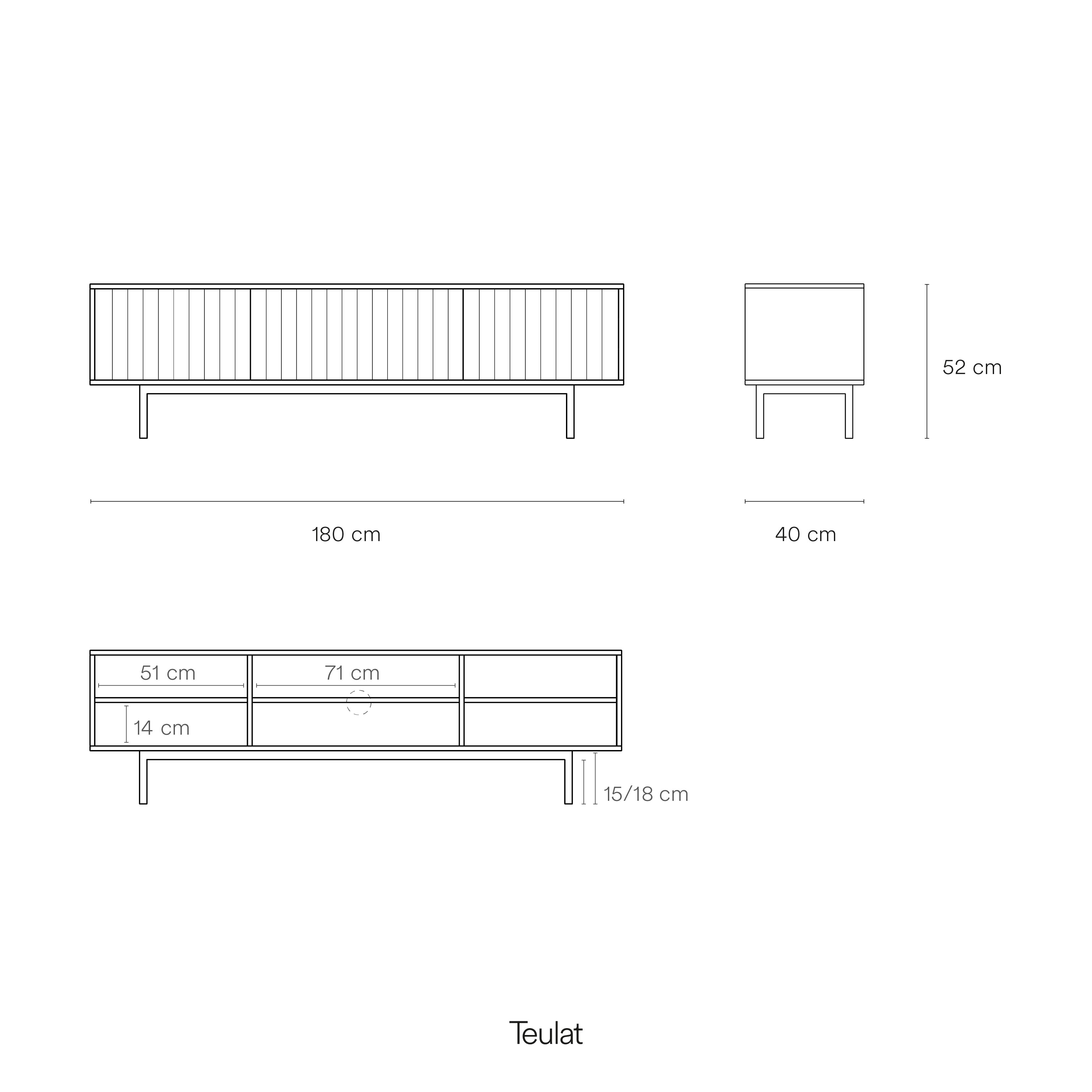 Tv Cabinet Sierra 3D Light Grey