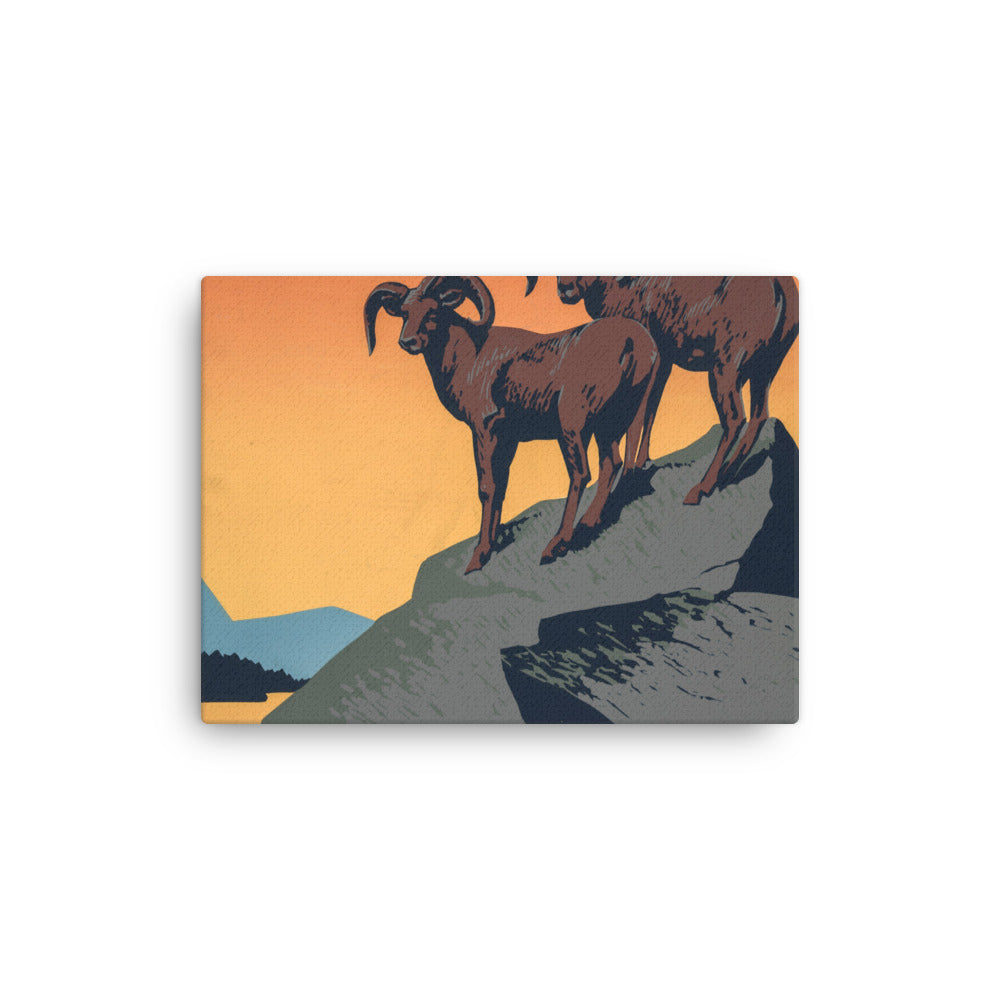 Protect our national parks - old propaganda canvas