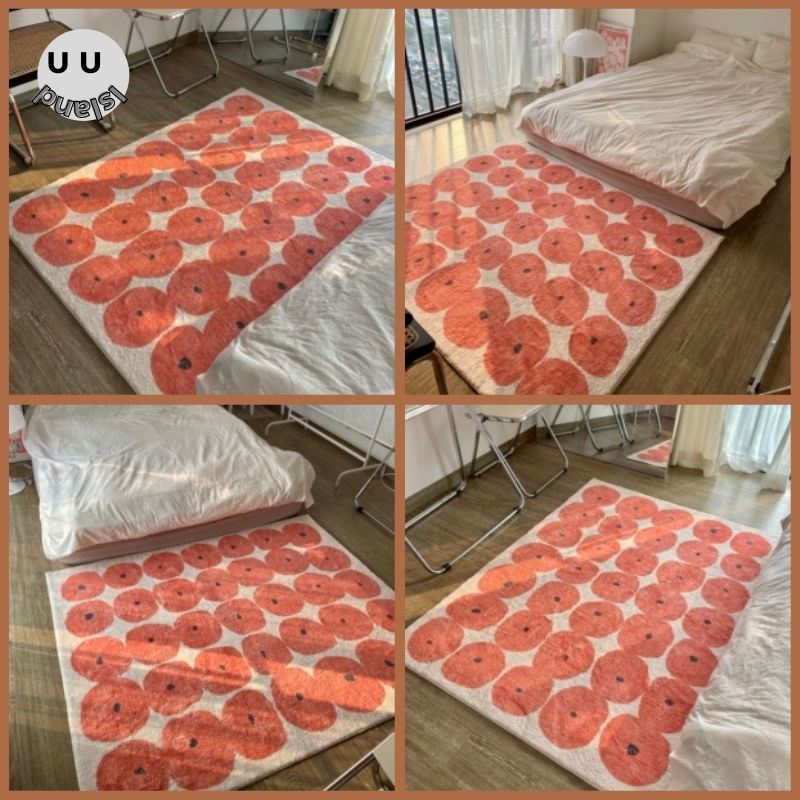 Pörröinen matto olohuoneeseen