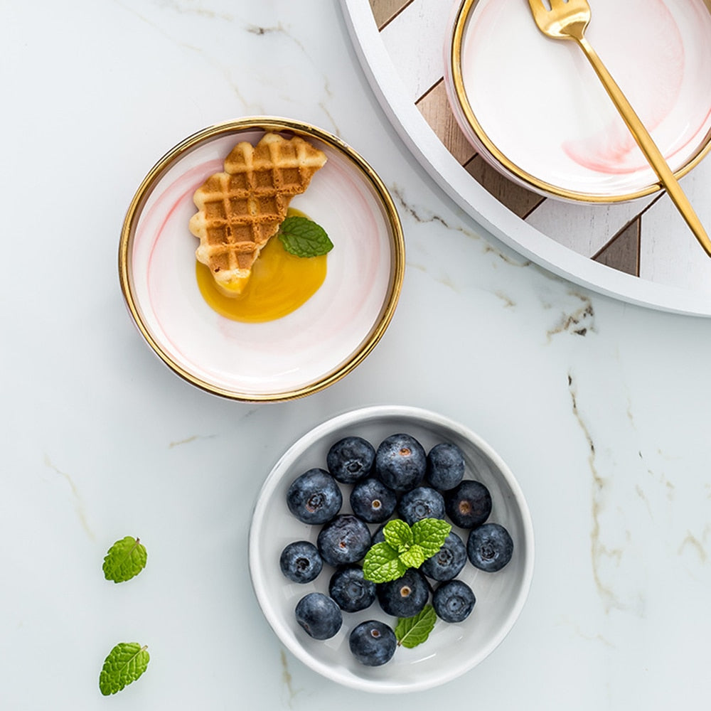 Lumi-keraaminen tarjotin